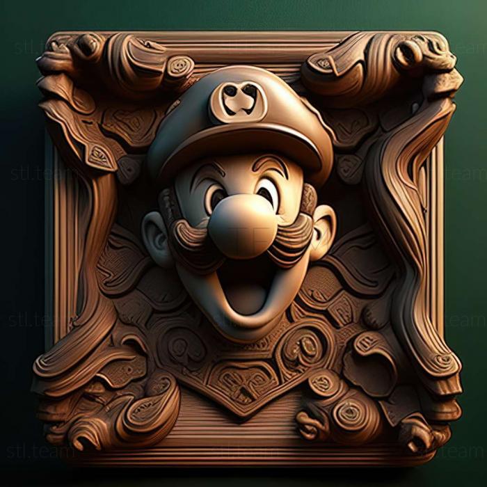 3D model New Super Luigi U game (STL)